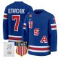 Brady Tkachuk Jersey #7 USA Olympic 2026 Premium Hockey All Stitched Royal