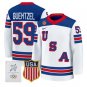 Jake Guentzel Jersey #59 USA Olympic 2026 Premium Hockey All Stitched White