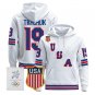 Matthew Tkachuk #19 USA Olympic 2026 Premium Hockey Pullover Hoodie Stitched White