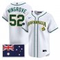 Rixon Wingrove Jersey #52 Team Australia 2026 World Baseball Stitched White