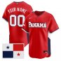 Custom Team Panama Jersey Name, Number 2026 World Baseball Stitched Red
