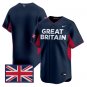 Team Jersey Blank Team Great Britain 2026 World Baseball Classic Stitched Navy