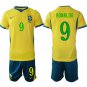 Brazil #9 RONALDO Jersey National Team x World Cup 2026 Home On Field Soccer