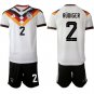 Germany #2 RUDIGER Jerseys National Team x World Cup 2026 Home White On Field Soccer