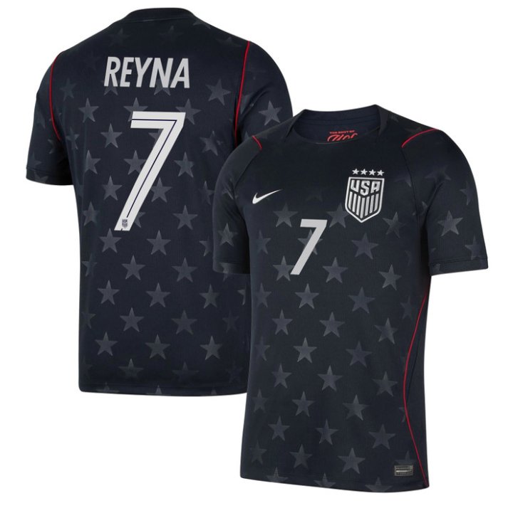 Gio Reyna Jersey #7 USMNT 2026 World Cup Match Stitched Stars Soccer