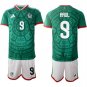 Mexico #9 RAUL Jersey National Team x World Cup 2026 Home Green On Field Soccer