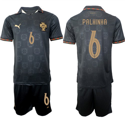 Portugal #6 PALHINHA Jersey National Team x World Cup 2026 Away Gray On  edition Soccer