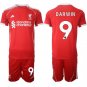 Darwin Jersey #9 Liverpool Red Home 2025 Soccer Suit
