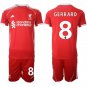 Steven Gerrard Jersey #8 Liverpool Red Home 2025-26 Soccer Suit