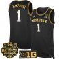 Trey McKenney Jersey #1 Michigan Wolverines 2026 National Champions Black Gold