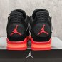 Air Jordan 4 Retro Black Infrared Barely Volt Shoes Sneakers