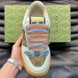 GG Canvas Camel & Ebony Blue Low Top Shoes Sneakers