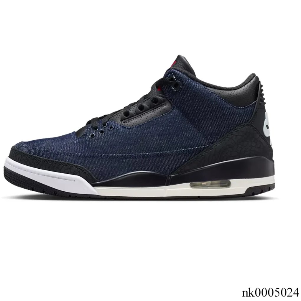 Levi’s x Air Jordan 3 Indigo Shoes Sneakers
