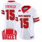 Chris Streveler Jersey #15 South Dakota 2026 Vapor Limited Stitched White