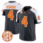Ty Redmond Jersey #4 Tennessee Vols 2026 Vapor Limited Stitched Grey Alter