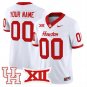 Custom Houston Cougars Jersey Name, Number 2026 Vapor Limited Stitched White