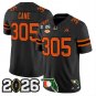 Cane Jersey #305 Miami Hurricanes 2026 CFP Final Patch Stitched Black