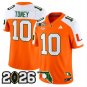 Malachi Toney Jersey #10 Miami Hurricanes 2026 CFP Final Patch Stitched Orange Alter