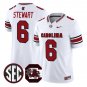 Dylan Stewart Jersey #6 South Carolina Gamecocks 2026 Limited Stitched White