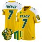 Chance Tucker Jersey #7 North Dakota State Bison 2026 Vapor Stitched Gold Alter