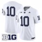 Caleb Bacon Jersey #10 Penn State 2026 No Name on Back Limited Stitched White