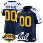 Custom Golden Bears Jersey Name, Number 2026 Vapor Limited All Stitched Navy Alter