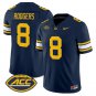 Aaron Rodgers #8 Golden Bears Jersey 2026 Vapor Limited - All Stitched Navy