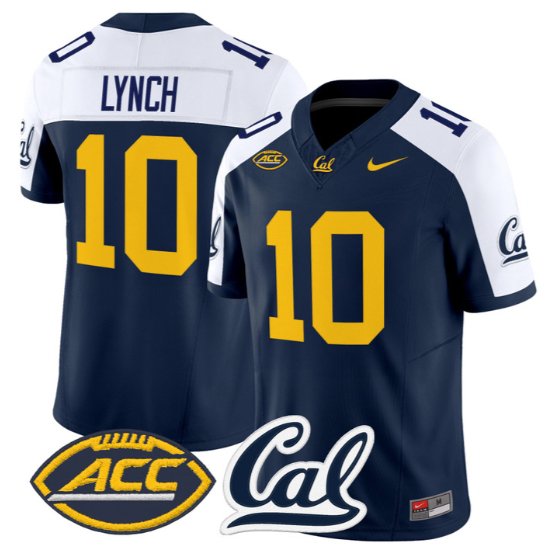 Marshawn Lynch #10 Golden Bears Jersey 2026 Vapor Limited All Stitched Navy Alter