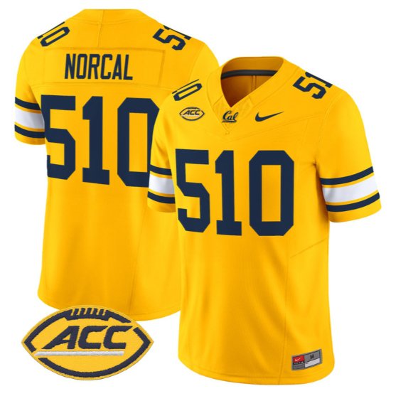 NorCal #510 Golden Bears Jersey 2026 Vapor Limited All Stitched Gold