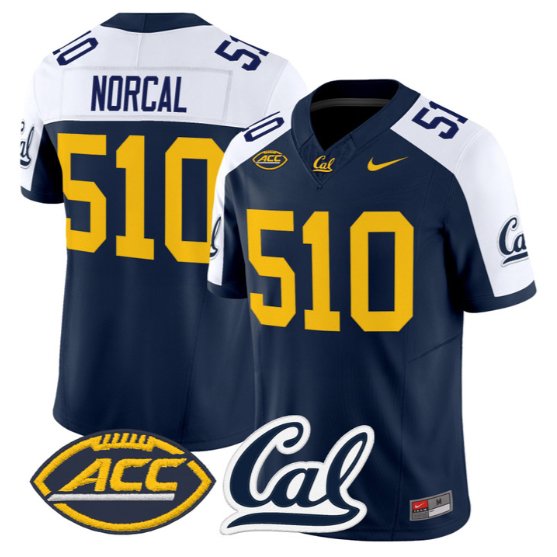 NorCal #510 Golden Bears Jersey 2026 Vapor Limited All Stitched Navy Alter