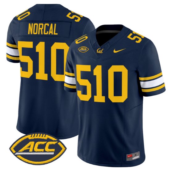 NorCal #510 Golden Bears Jersey 2026 Vapor Limited All Stitched Navy
