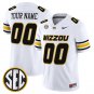 Custom Missouri Tigers Jersey Name, Number 2026 Vapor All Stitched White