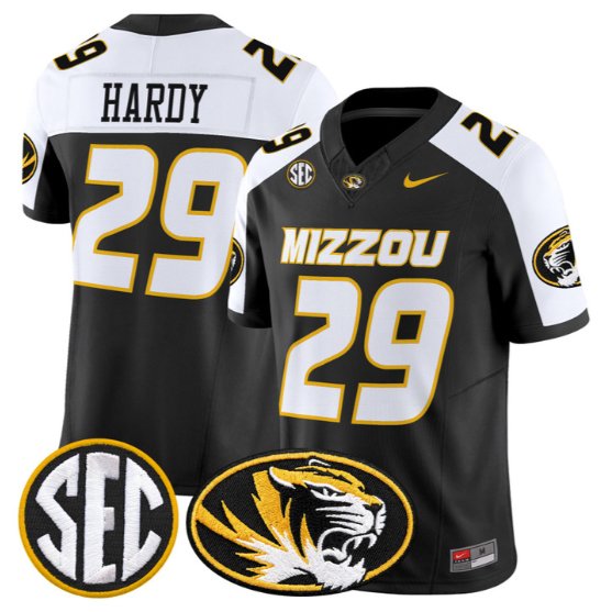 Ahmad Hardy #29 Missouri Tigers Jersey 2026 Vapor Limited All Stitched Black Alter