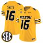 Brad Smith #16 Missouri Tigers Jersey 2026 Vapor Limited All Stitched Gold