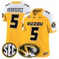 Nicholas Rodriguez #5 Missouri Tigers Jersey 2026 Limited Stitched Gold Alter
