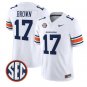 Byrum Brown #17 Auburn Tigers Jersey 2026 Vapor Limited All Stitched White