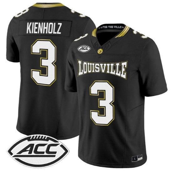 Lincoln Kienholz Jersey #3 Louisville Cardinals 2026 For The Ville All Stitched