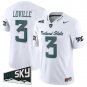 Terence Loville Jersey #3 Portland State Vikings 2026 Limited All Stitched White