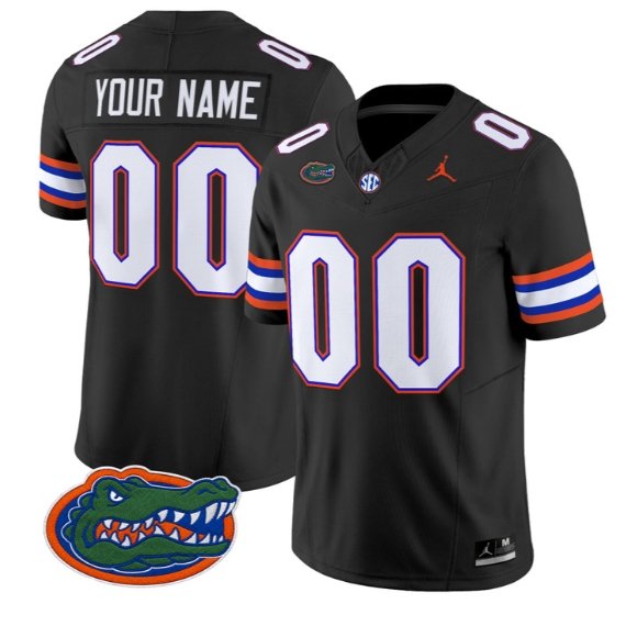 Custom Florida Gators Jersey Name, Number 2026 Limited All Stitched Black