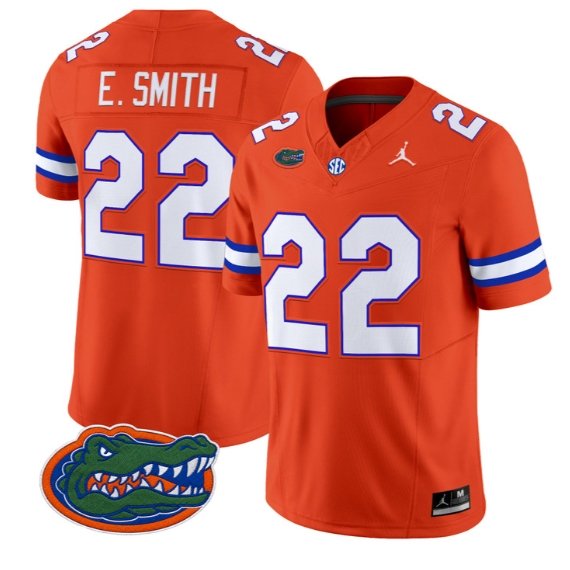 Emmitt Smith #22  Florida Gators Jersey 2026 Vapor Limited Stitched Orange