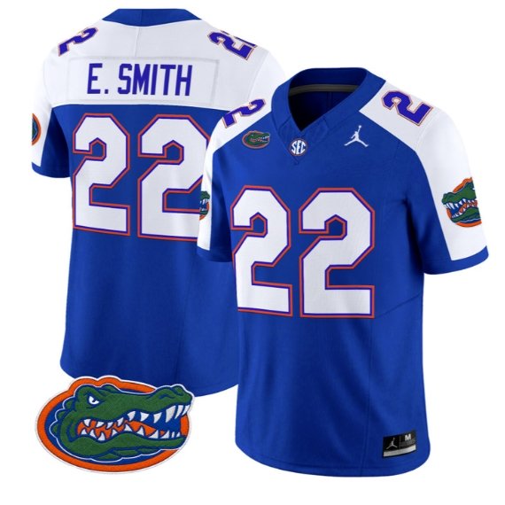 Emmitt Smith #22  Florida Gators Jersey 2026 Vapor Limited Stitched Royal Alter