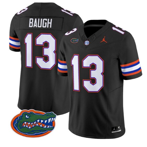 Jadan Baugh #13 Florida Gators Jersey 2026 Vapor Limited All Stitched Black