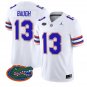 Jadan Baugh #13 Florida Gators Jersey 2026 Vapor Limited All Stitched WWhite