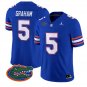 Myles Graham #5 Florida Gators Jersey 2026 Vapor Limited Stitched Royal