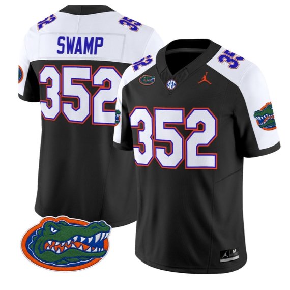 Swamp #352 Florida Gators Jersey 2026 Vapor Limited All Stitched Black Alter
