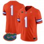 Team Jersey #1 Florida Gators Jersey 2026 Vapor Limited Stitched Orange
