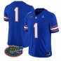 Team Jersey #1 Florida Gators Jersey 2026 Vapor Limited Stitched Royal