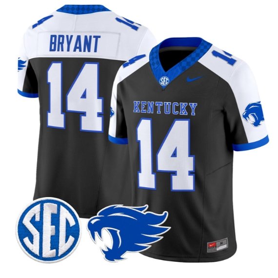 Ty Bryant #14 Kentucky Wildcats Jersey 2026 Vapor Limited Stitched Black Alter