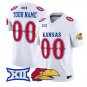 Custom Kansas Jayhawks Jersey Name, Number 2026 Limited All Stitched White