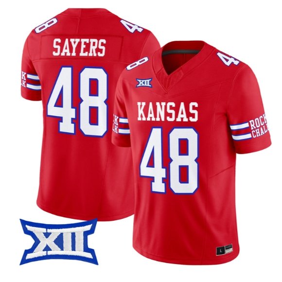 Gale Sayers Jersey #48 Kansas Jayhawks 2026 Vapor Limited Stitched Red
